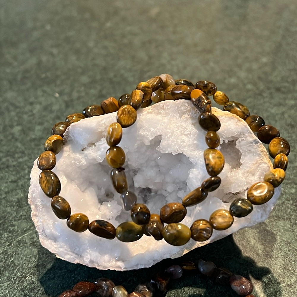Pietersite ( one) nugget bracelet